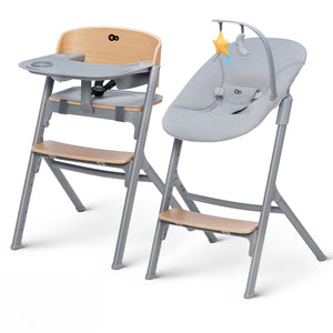 Silla de comer evolutiva LIVY 4 en 1 + Silla mecedora CALMEE