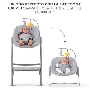 Silla de comer evolutiva LIVY 4 en 1 + Silla mecedora CALMEE