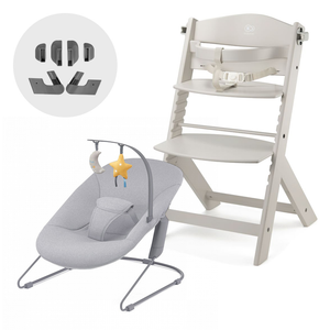 Silla de comer evolutiva 4 en 1 ENOCK + Silla mecedora CALMEE