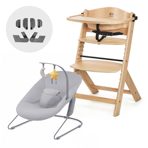 Silla de comer evolutiva 4 en 1 ENOCK + Silla mecedora CALMEE