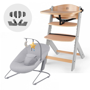 Silla de comer evolutiva 4 en 1 ENOCK + Silla mecedora CALMEE