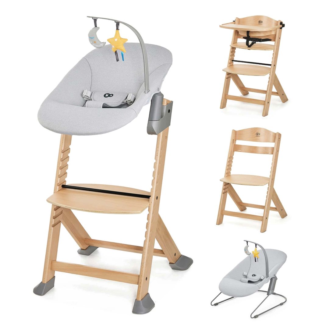 Silla de comer evolutiva 4 en 1 ENOCK + Silla mecedora CALMEE