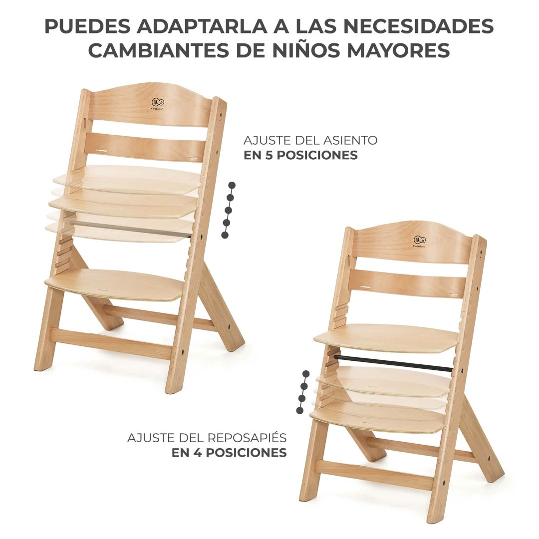 Silla de comer evolutiva 4 en 1 ENOCK + Silla mecedora CALMEE