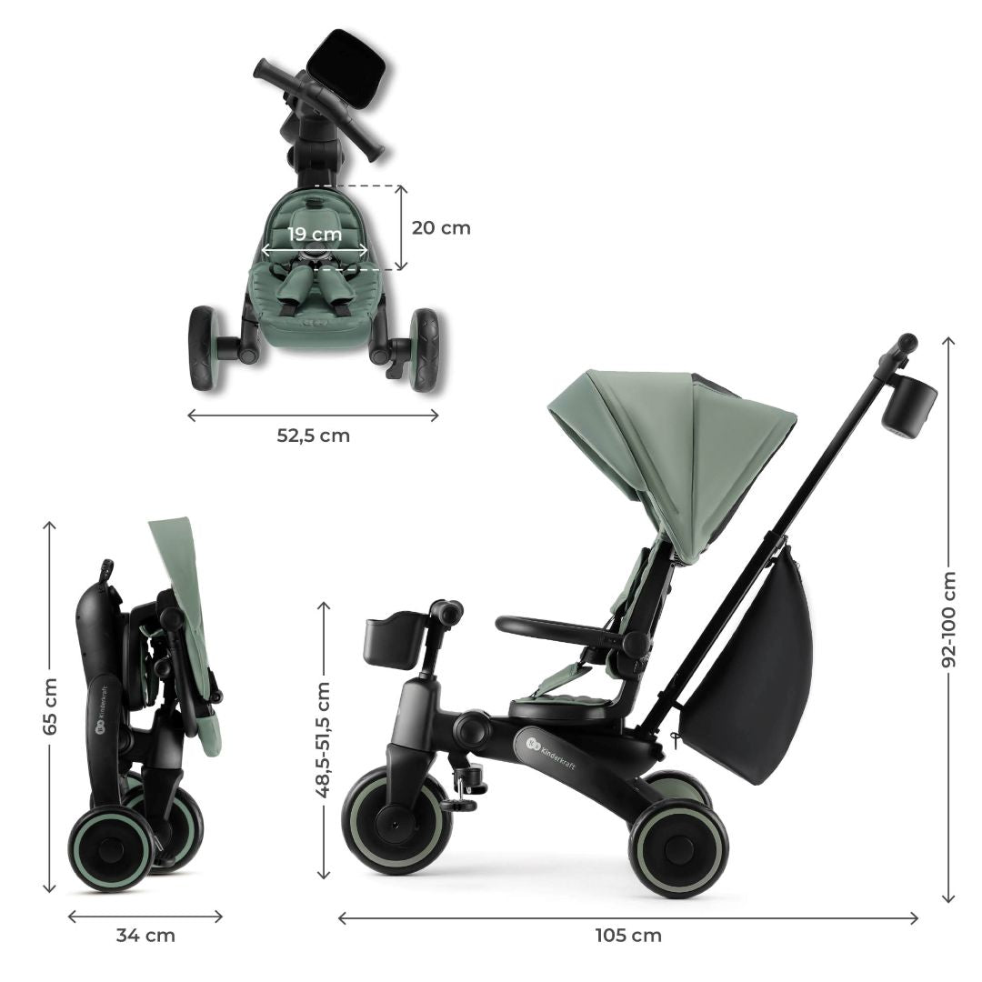 Triciclo evolutivo JAZZ 6 en 1