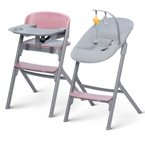 Silla de comer evolutiva LIVY 4 en 1 + Silla mecedora CALMEE