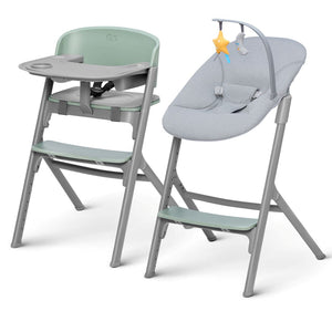 Silla de comer evolutiva LIVY 4 en 1 + Silla mecedora CALMEE