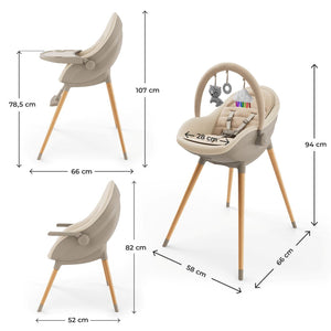 Silla de comer evolutiva 3 en 1 FINI UP