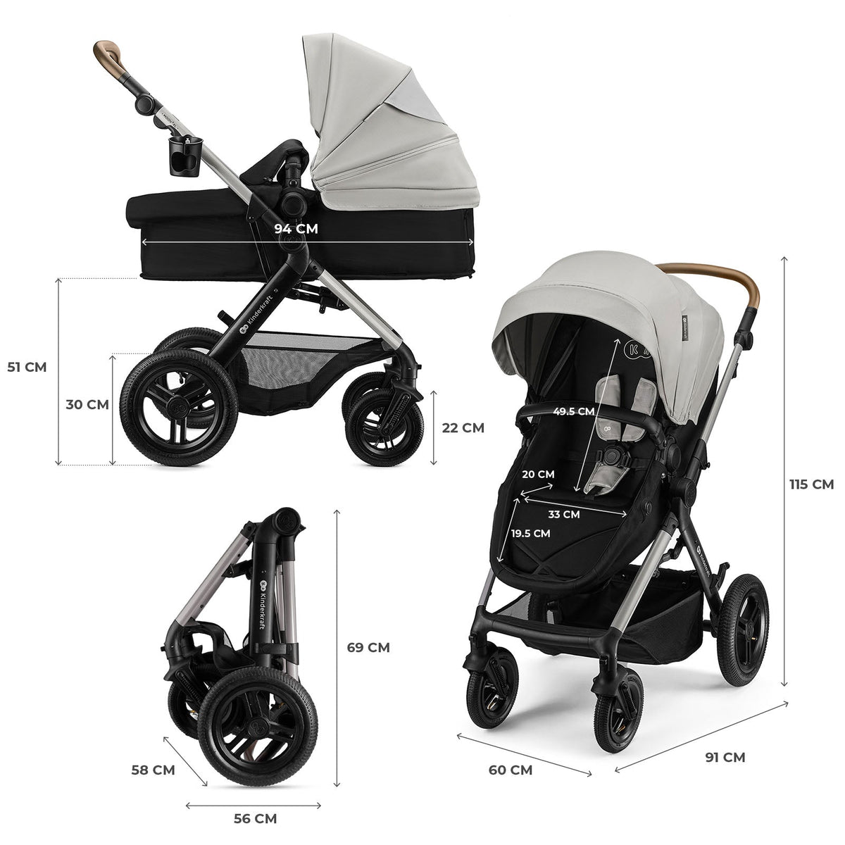 Travel System MOOV 2 XL 3 en 1