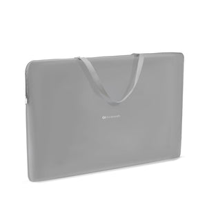 Bolsa de transporte incluida barrera de cama Kinderkraft GUARD & DREAM gris, 77x44x10 cm, con asa y cierre, ideal para viaje y almacenamiento