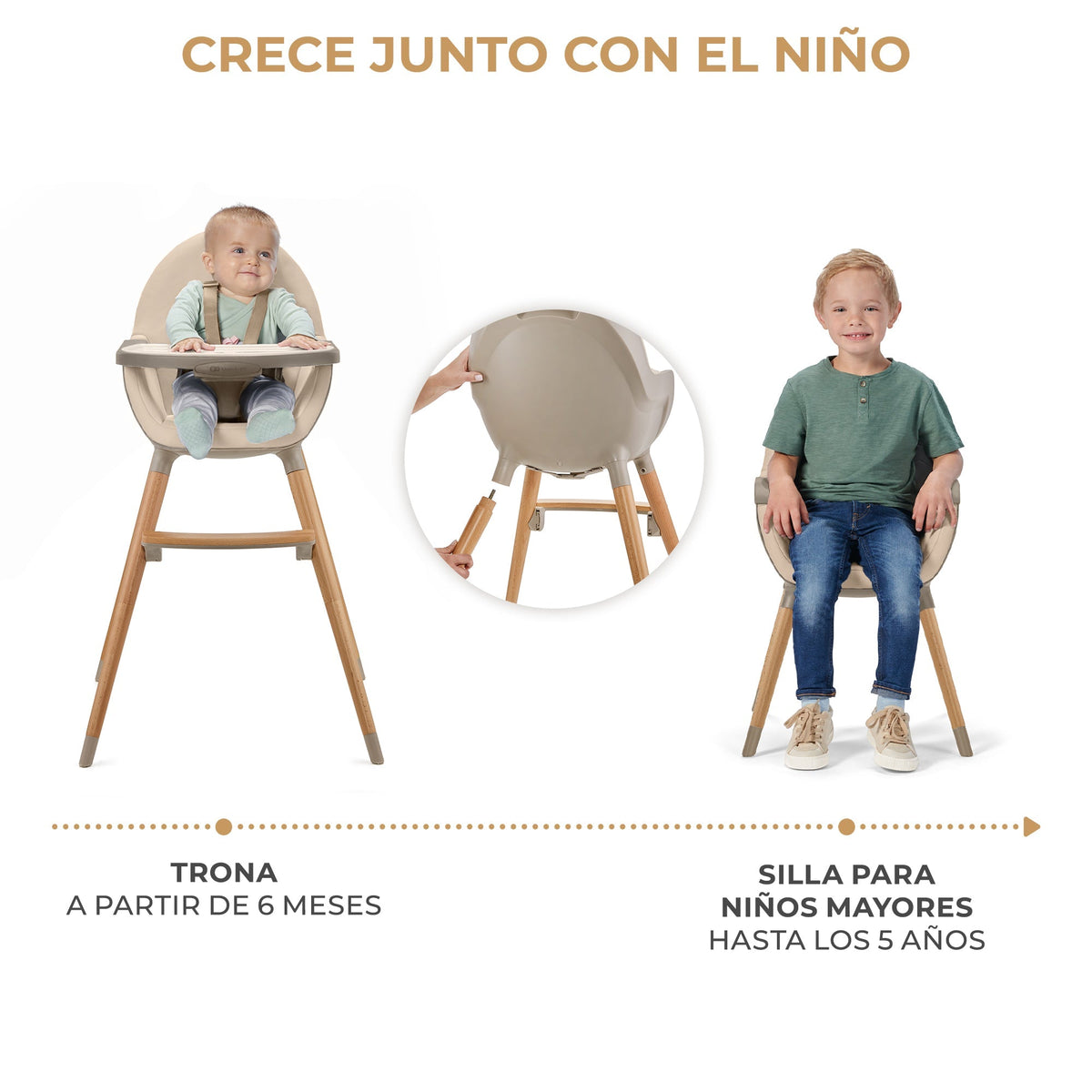 Silla de comer 2 en 1 FINI 2