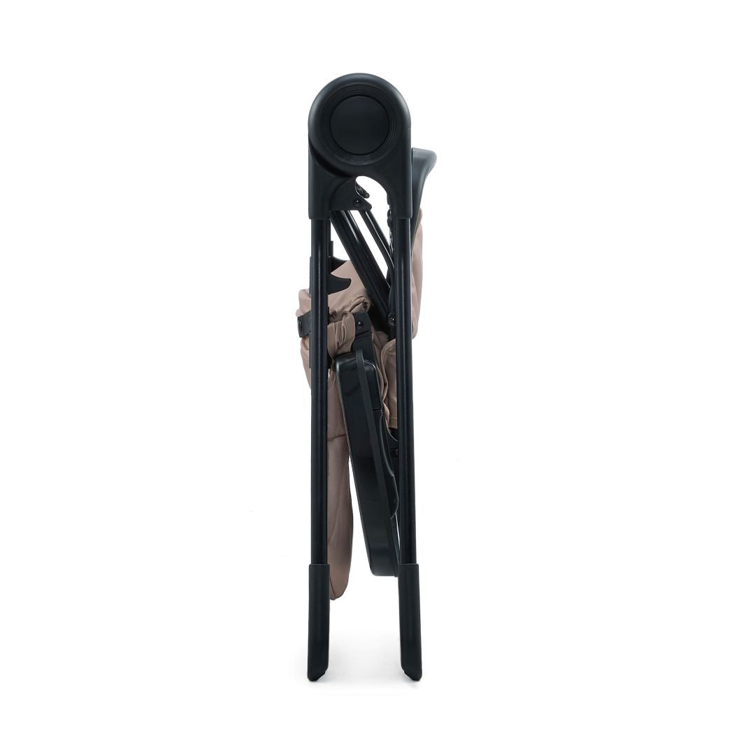 Silla de comer bebé Kinderkraft BINCI plegada, perfil ultracompacto de solo 5 kg, fácil de guardar en espacios pequeños
