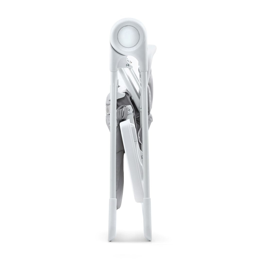 Silla de comer bebé Kinderkraft BINCI plegada, perfil ultracompacto de solo 5 kg, fácil de guardar en espacios pequeños