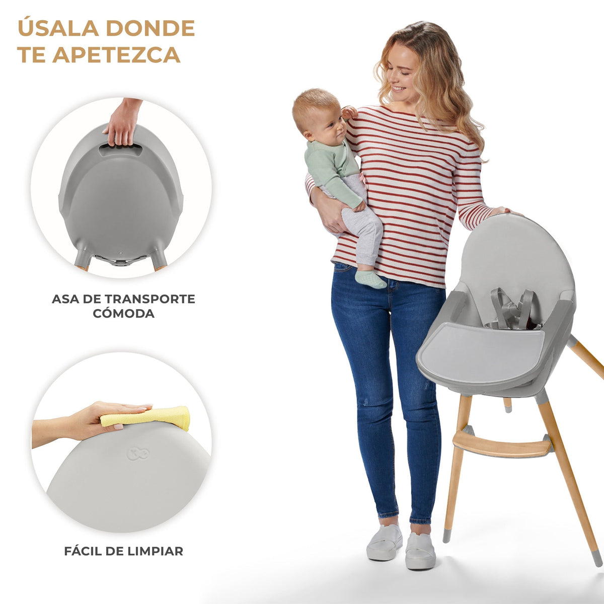 Silla de comer 2 en 1 FINI 2