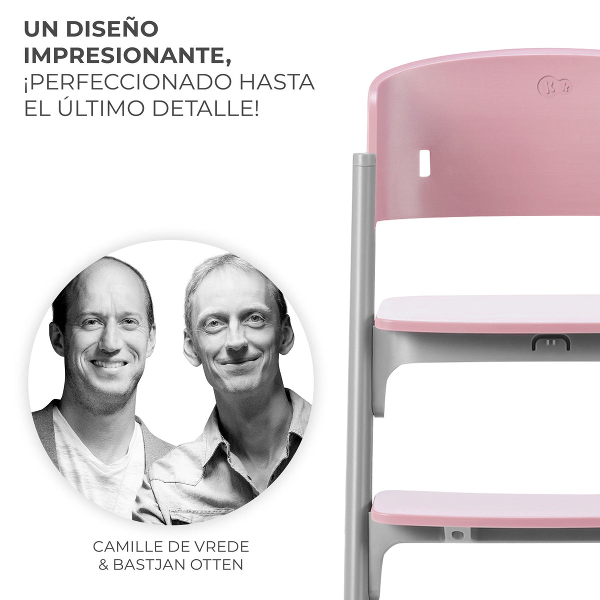 Silla de comer evolutiva LIVY 4 en 1 + Silla mecedora CALMEE