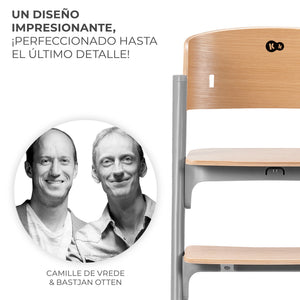 Silla de comer evolutiva LIVY 4 en 1 + Silla mecedora CALMEE