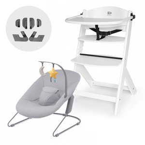 Silla de comer evolutiva 4 en 1 ENOCK + Silla mecedora CALMEE