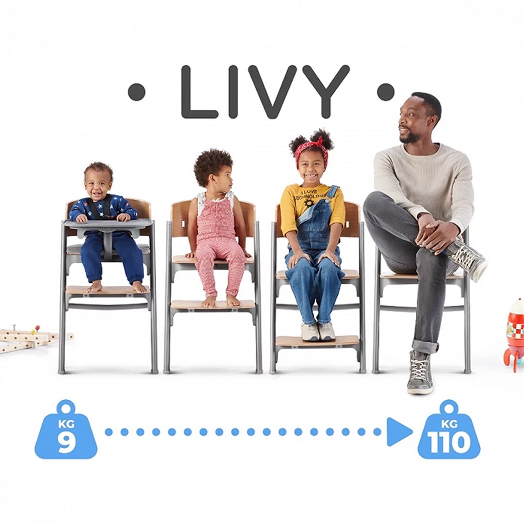 Silla de comer evolutiva LIVY 3 en 1